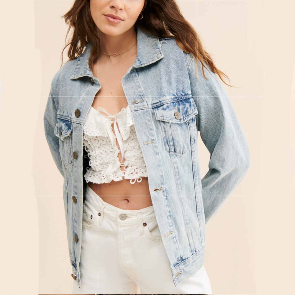 Show Me Your Mumu Dover Denim Jacket - Bride Graphic - Picture 2 of 6